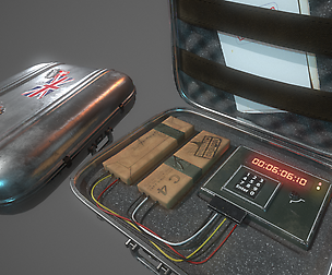 Briefcase C4 Bomb