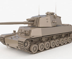 Tank Type 5 Chi-Ri Japan Clay Vray