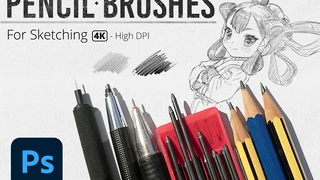 Pencil Brushes for Sketching cover