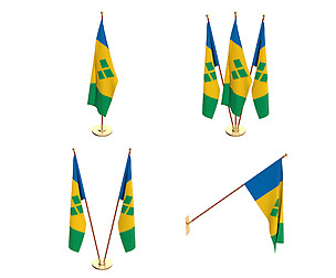 Saint Vincent And The Grenadines Flag Pack