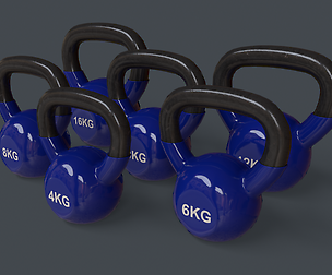 PBR 4-16KG Kettlebell V1 - Blue
