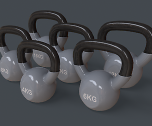 PBR 4-16KG Kettlebell V1 - Grey