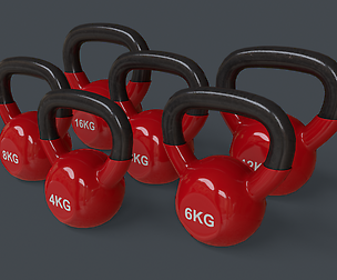 PBR 4-16KG Kettlebell V1 - Red