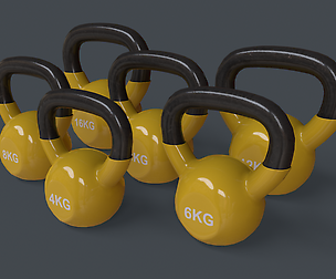 PBR 4-16KG Kettlebell V1 - Yellow