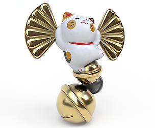 Lucky fortune cat