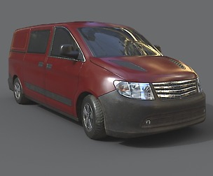 Generic Minivan Brown