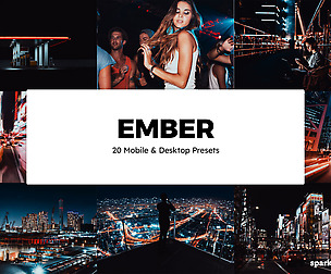 20 Ember Lightroom Presets and LUTs