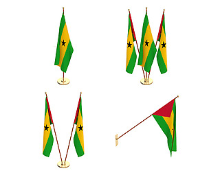 Sao Tome And Principe Flag Pack