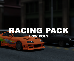 Low Poly Racing Pack(Street Race Cars)