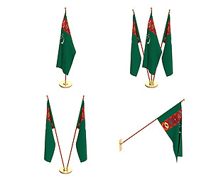 Turkmenistan Flag Pack