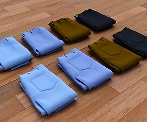 Textured Folded Jeans 3D model