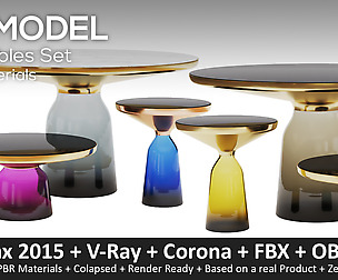 Bell Tables Set (10 Materials)