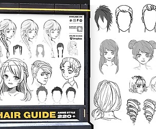 HAIR GUIDE BRUSHES 220+