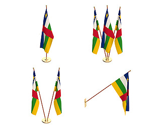 Central African Republic Flag Pack