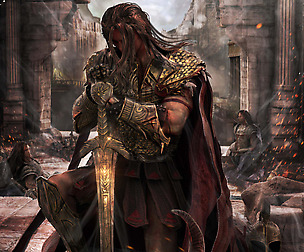 Greek Warrior After Battle