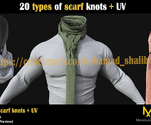 20 types of scarf knots + UV