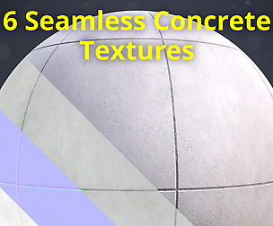 6 Seamless Concrete Textures 2K Vol 01