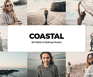20 Coastal Lightroom Presets and LUTs