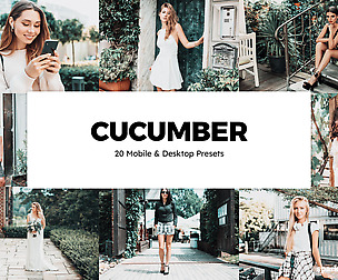 20 Cucumber Lightroom Presets and LUTs