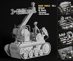 Robot vehicle kitbash