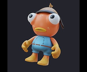 Backpack Fortntte Skin Fish