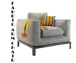 fabric arm chair