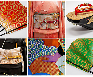 KIMONO FABRIC & ACCESSORY TEXTURES