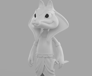 Cartoon Sphinx Soldier