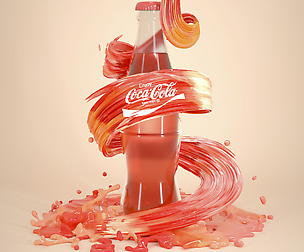 Coke modeling and rendering