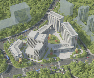 Aerial view modeling and rendering