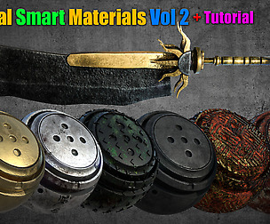 30 Metal Smart Materials Vol 2 + Tutorial