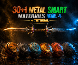 30+1 Metal Smart Materials Vol 4 + Tutorial