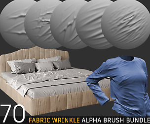 70 fabric wrinkle alpha brush (4K tiff 16bit)