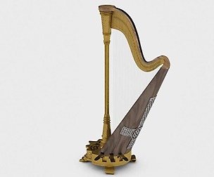 musical instrument harp