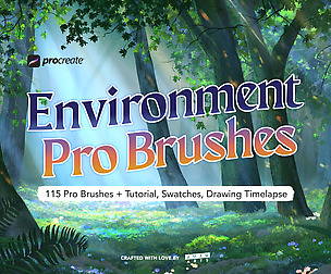 Complete Environment Pro Brushes for Procreate