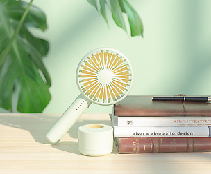 Small fan 4 Modeling and rendering