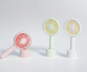 Small fan Modeling and rendering 1-6Collection