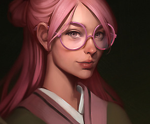 Meroko portrait drawing video