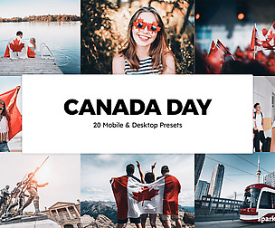 20 Canada Day Lightroom Presets and LUTs