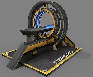 3D Sci-Fi Medical Scanner