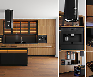 modern kitchen with island 004