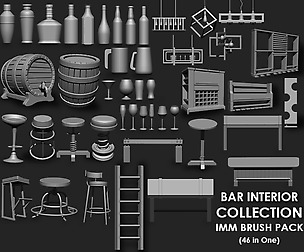 Bar Interior Collection Imm Brush Pack (46 in one)