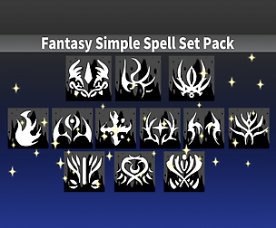 Fantasy Simple Spell Set Pack