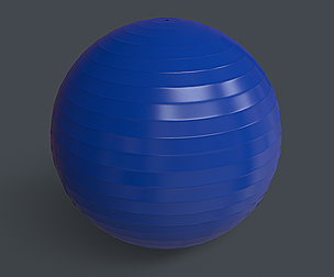 PBR Yoga Ball - Blue