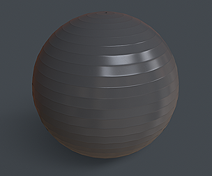 PBR Yoga Ball - Grey