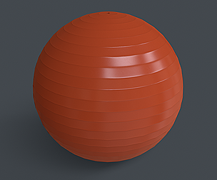 PBR Yoga Ball - Orange