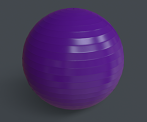 PBR Yoga Ball - Purple