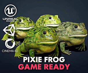 Pixie Frog - Game Ready