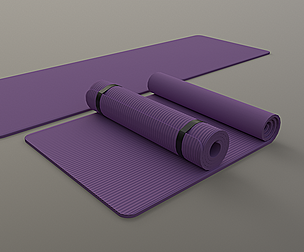 PBR Yoga Mat - Purple