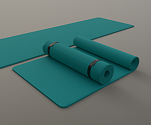 PBR Yoga Mat - Tiffany Blue